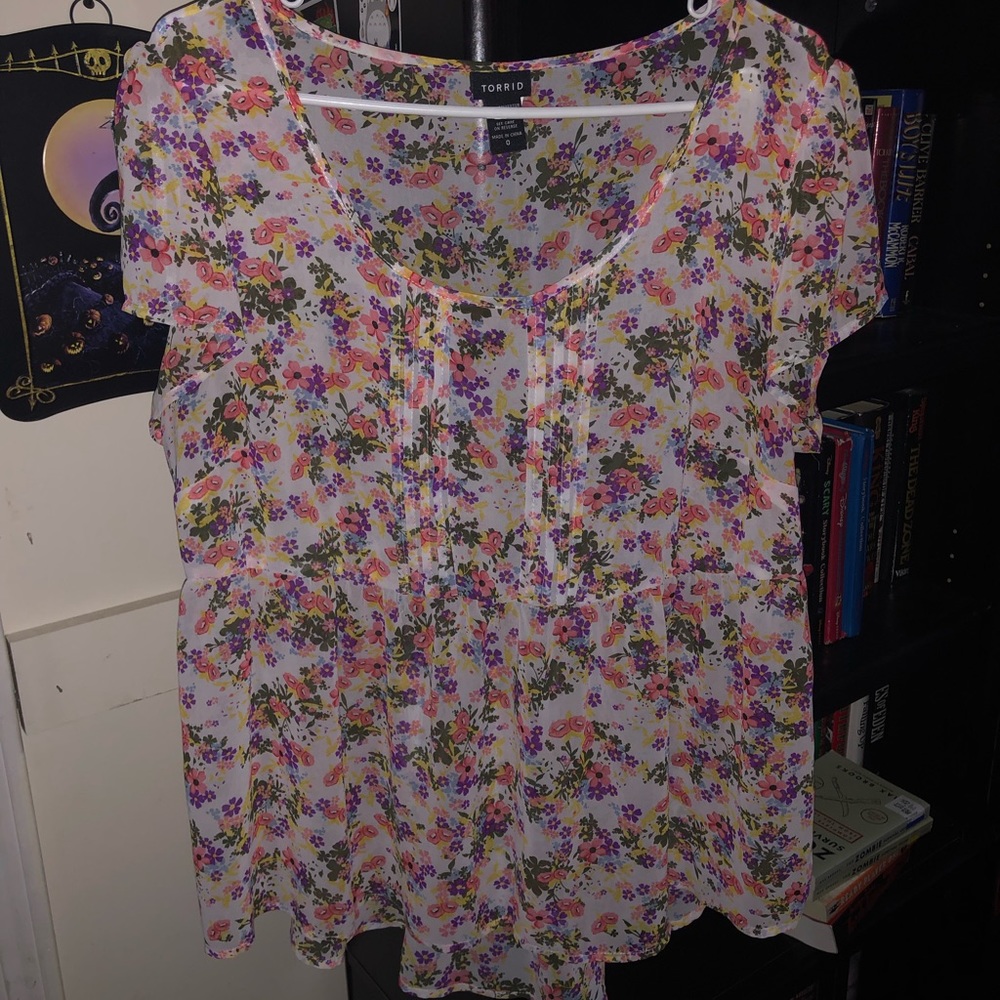 Torrid - Floral Blouse